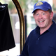 An older man wearing a "Rams Football" cap smiles at the camera.